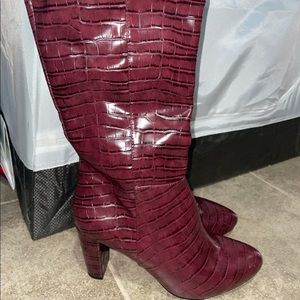 size 11 thigh high heel boots